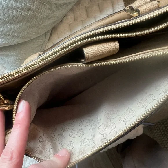 Michael Kors Brown Leather Satchel - Picture 3 of 5